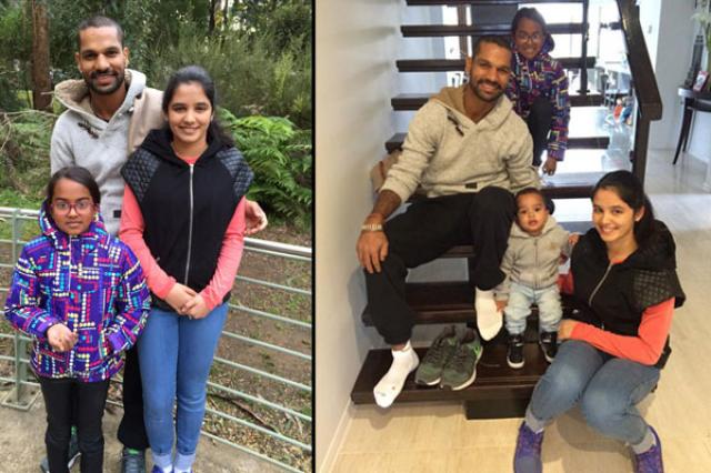 Shikhar Dhawan kids