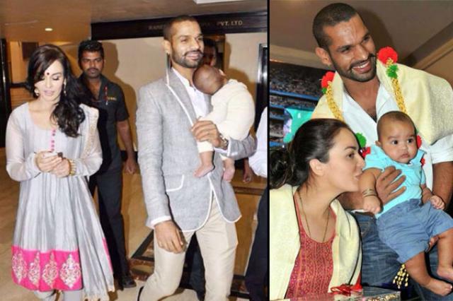 Shikhar Dhawan kids