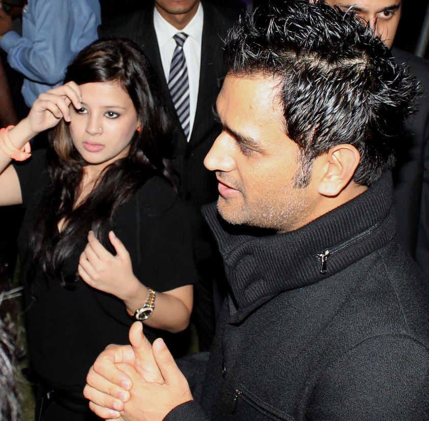MS Dhoni and Sakshi