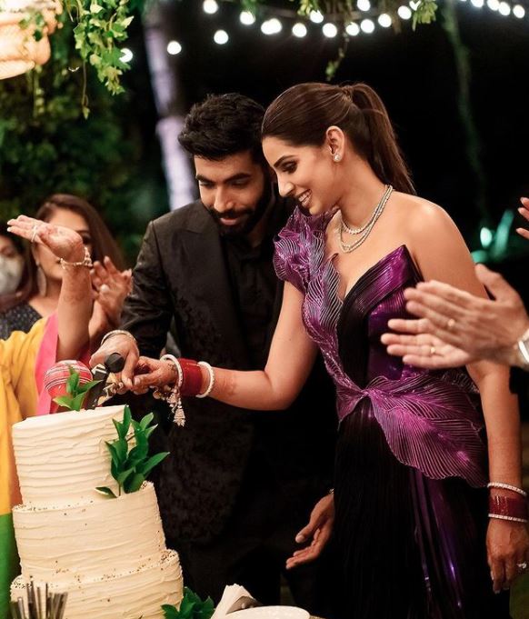 Jaspreet Bumrah Sanjana Ganesan