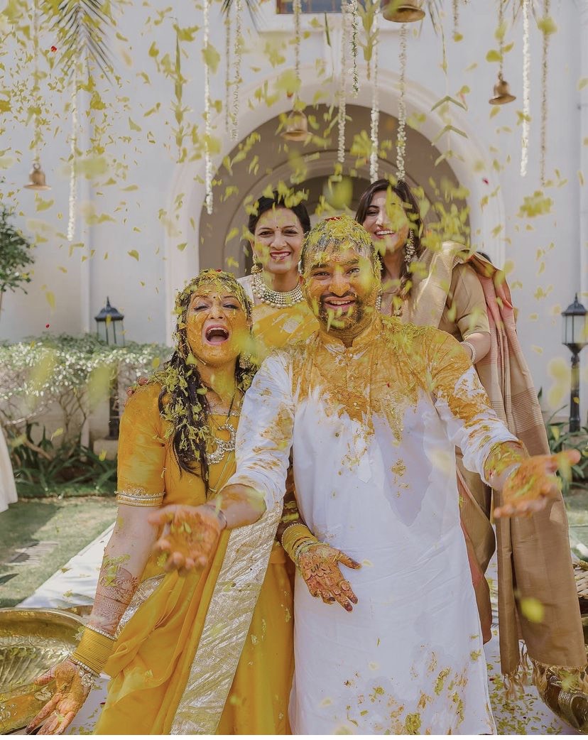 Sabyasachi bride Kanupriya Mangalsnanam