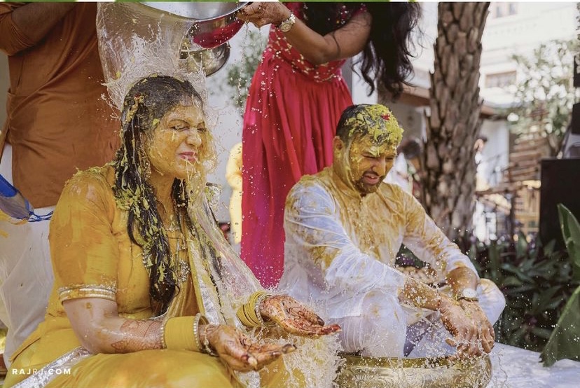 Sabyasachi bride Kanupriya haldi