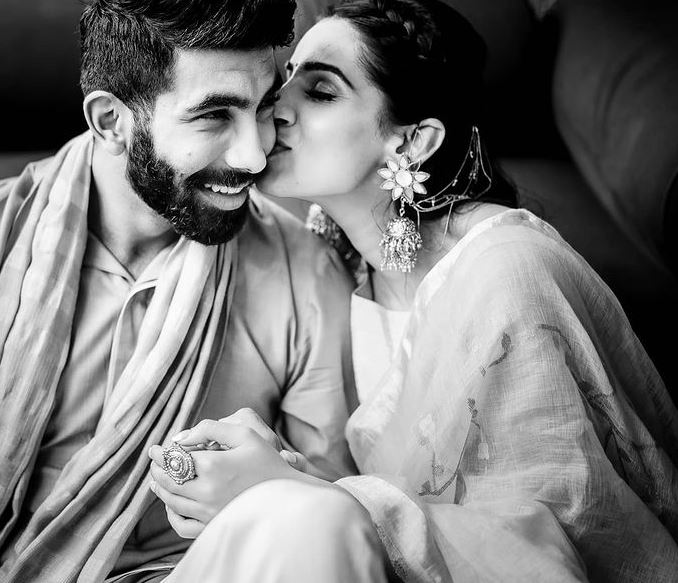 Jasprit Bumrah Sanjana Ganesan