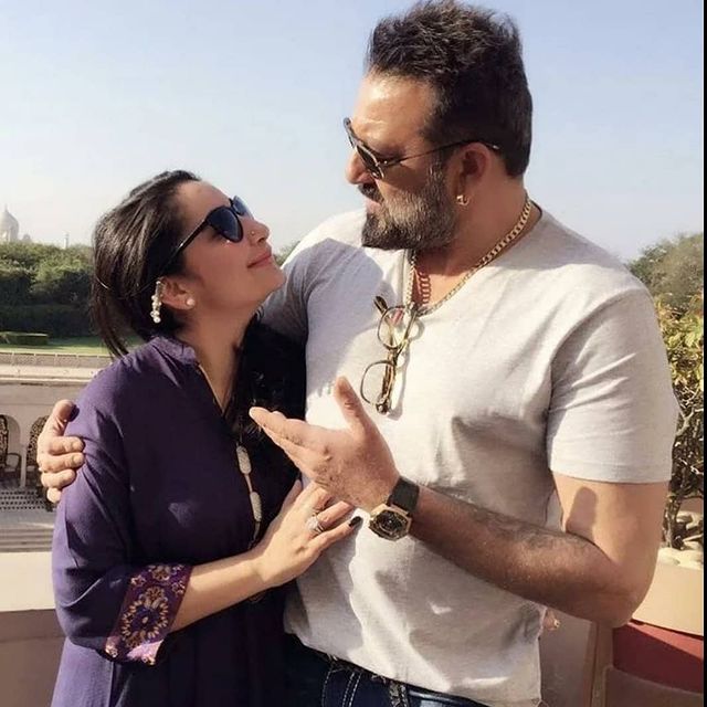 Sanjay Dutt and Maanayata Dutt