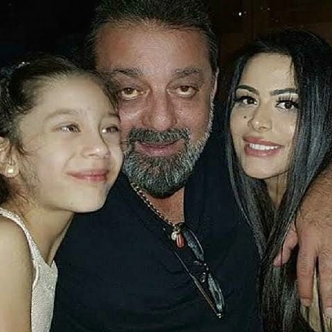 Sanjay Dutt, Trishala Dutt and Iqra Dutt