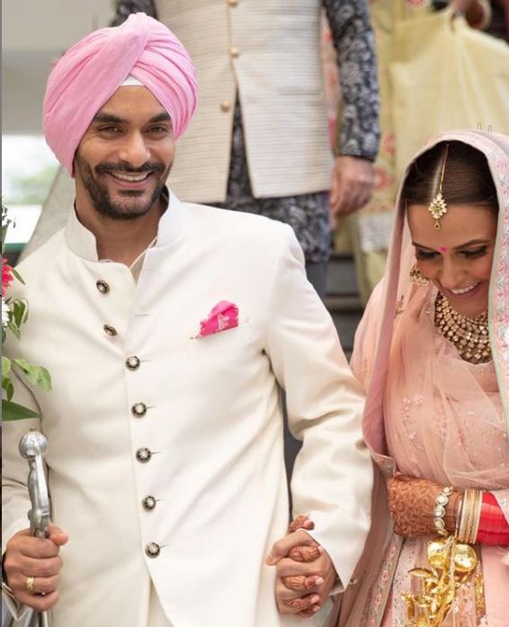 Neha Dhupia Angad Bedi wedding