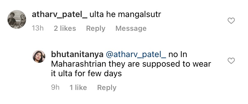 Why Bride Wear Mangalsutra inside out