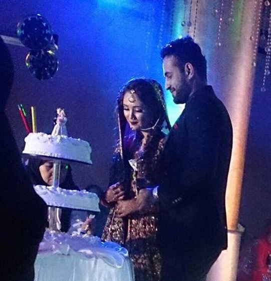 Irfan Pathan wife Safa Baig wedding reception