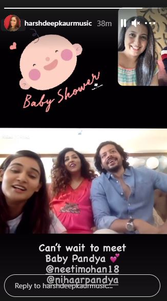 Neeti Mohan's baby shower