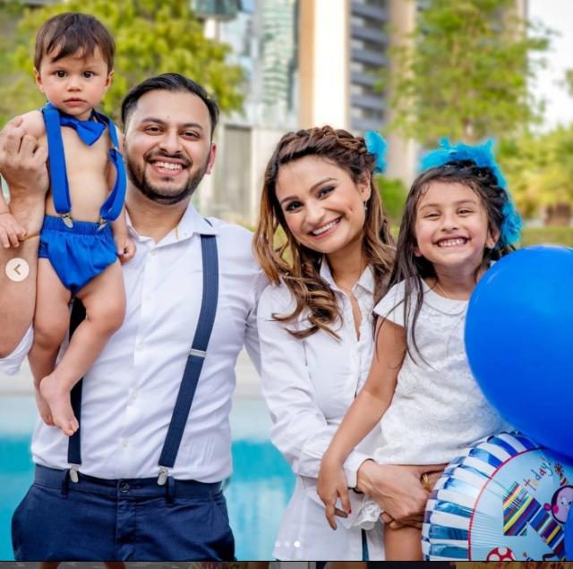 Dimpy Ganguly Family