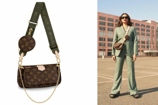Sonam Kapoor Ahuja Louis Vuitton Double Pochette Bag