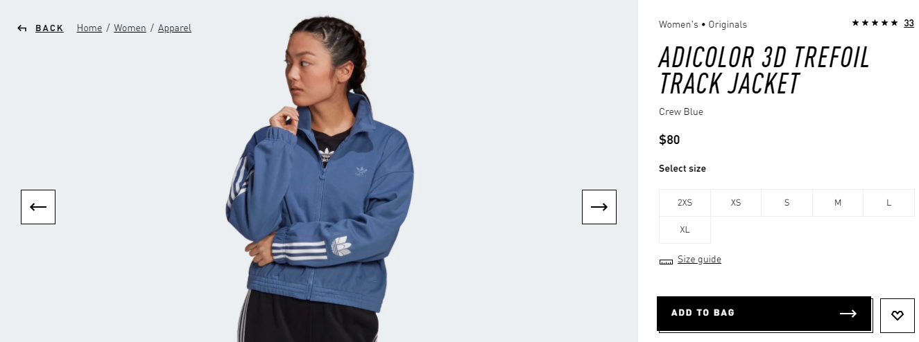 Jasmin Bhasin Adidas Jacket