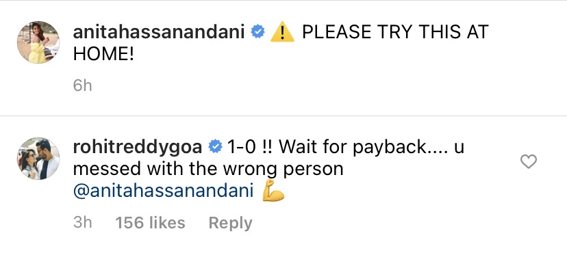 Anita Hassanandani Slap Rohit Reddy
