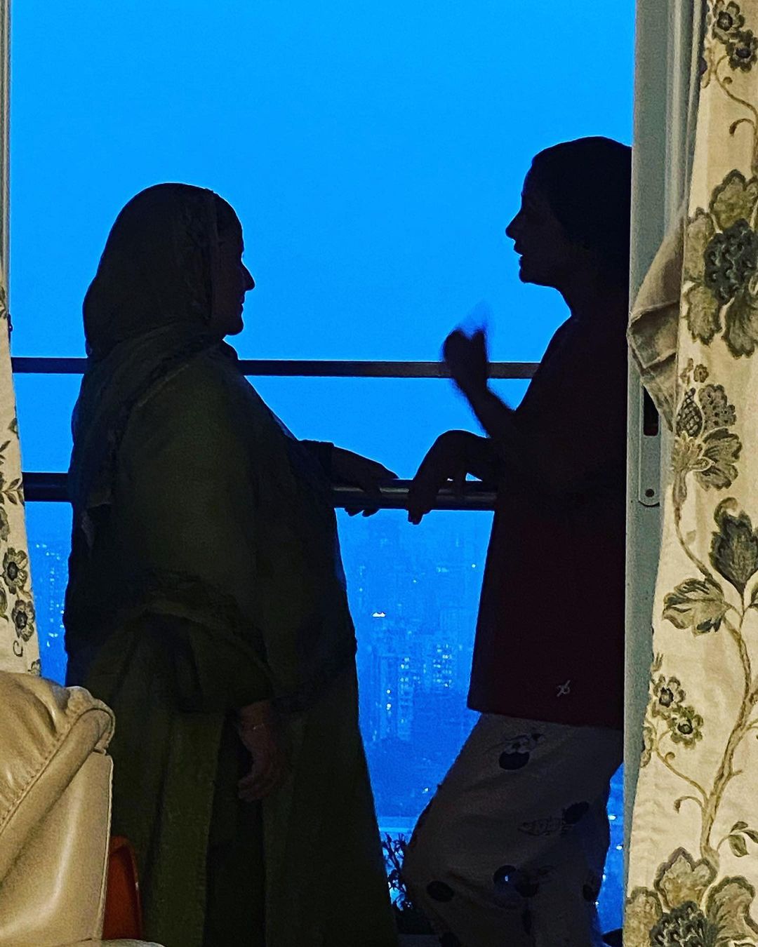 Hina Khan and her mother