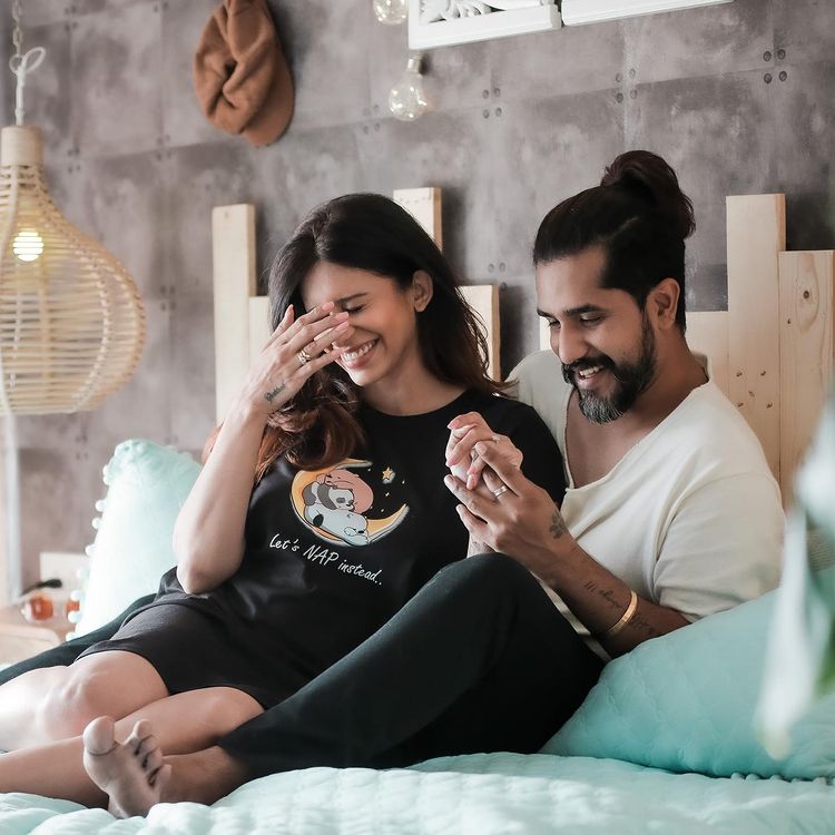 Kishwer Merchantt and Suyyash Rai