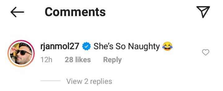 RJ Anmol's comment on Amrita's post