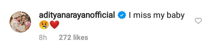 Aditya Narayan's comment on the post