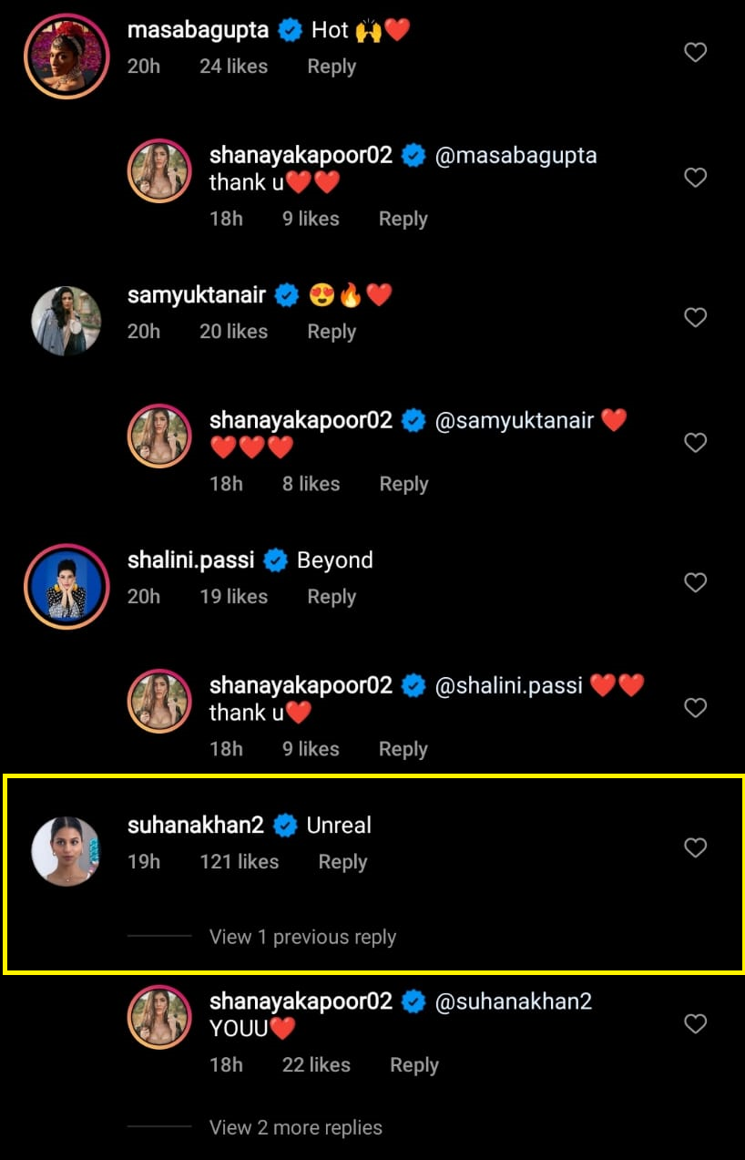 Shanaya Kapoor And Suhana Khan 