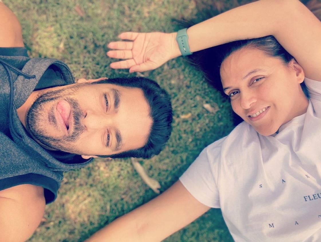 Angad Bedi and Neha Dhupia