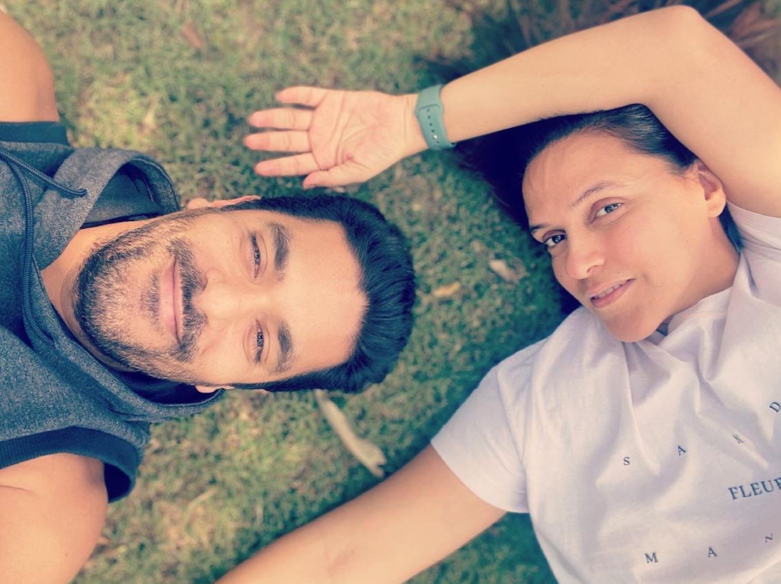 Angad Bedi and Neha Dhupia