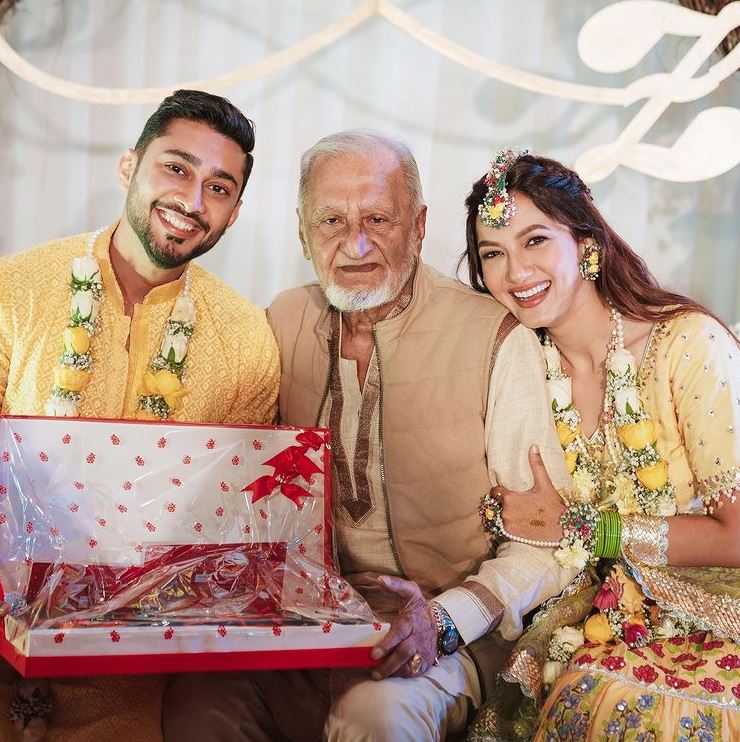 Zafar Ahmed Khan, Gauahar Khan and Zaid Darbar