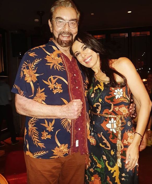 Kabir Bedi and Pooja Bedi