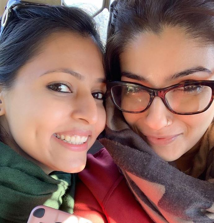 Raveena Tandon and Chaya Malaney