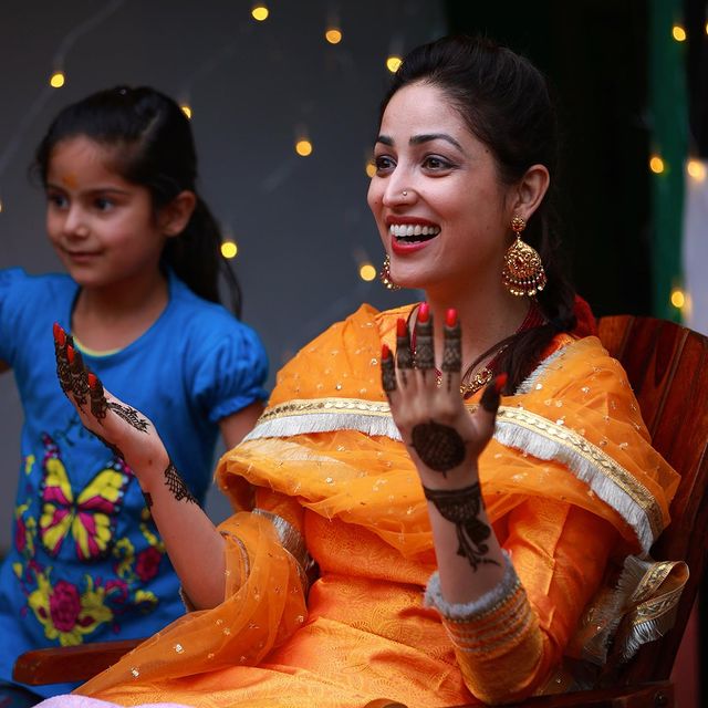 Yami Gautam Mehendi Ceremony