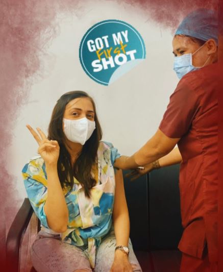 Jnakee Parekh vaccination