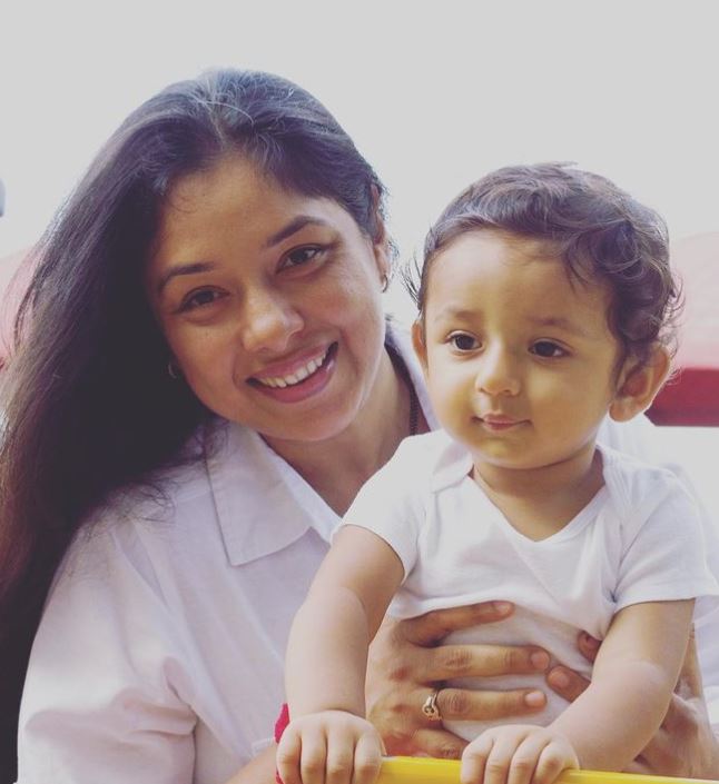 Rupali Ganguly and Rudransh