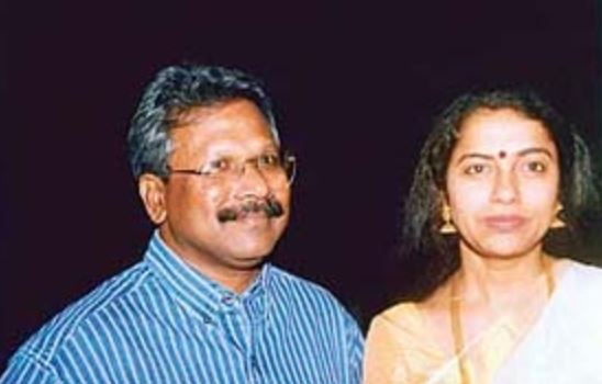 Mani Ratnam with wife Suhasini Hasan