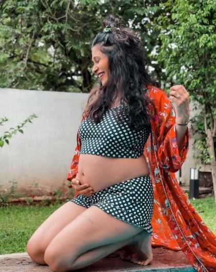 Kishwer Merchantt Baby Bump