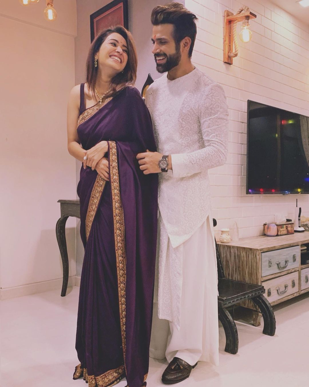Asha Negi and Rithvik Dhanjani