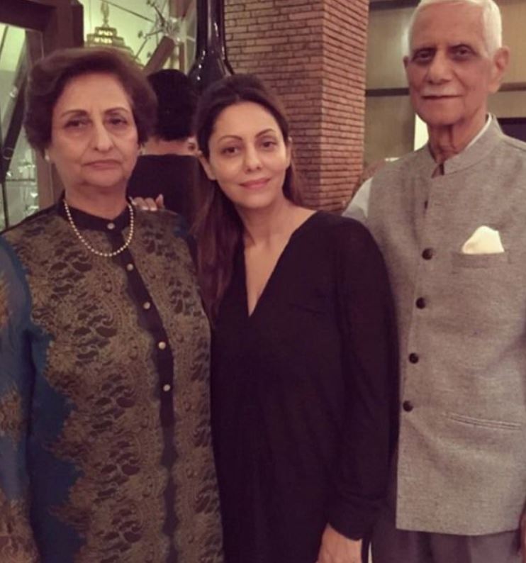 Gauri Chhibber and her parents
