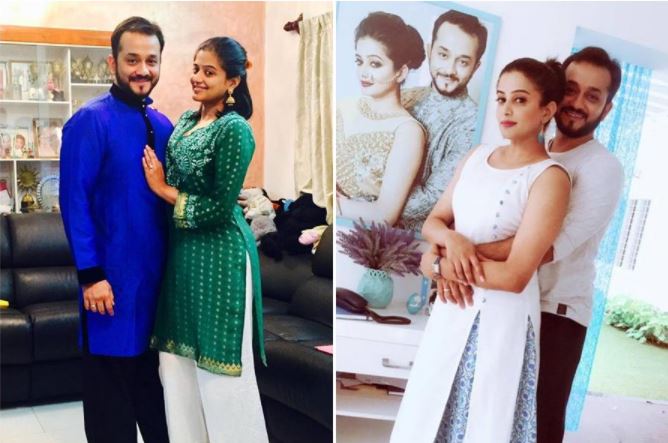 Priyamani with husband Mustafa Raj