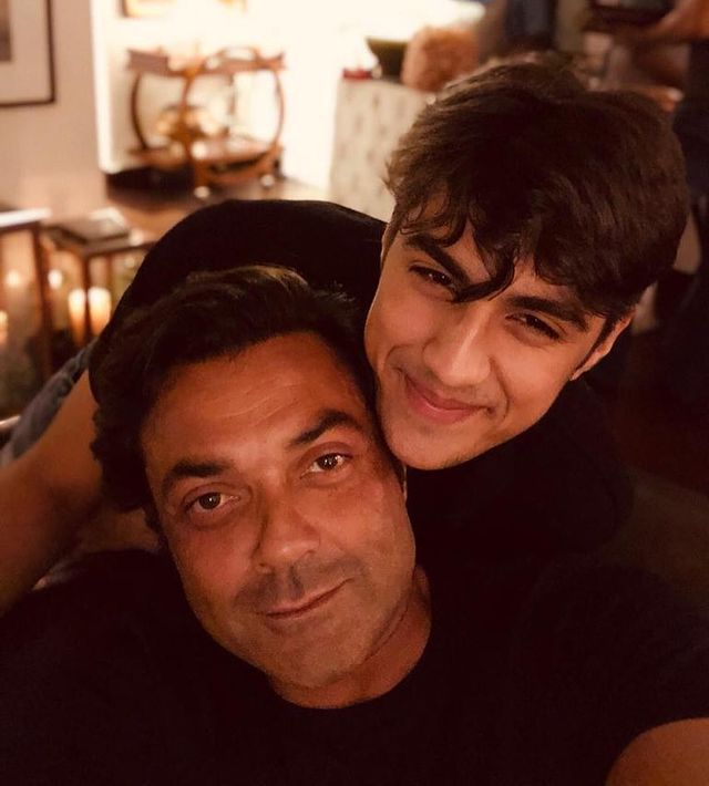 Bobby Deol and Aryaman Deol