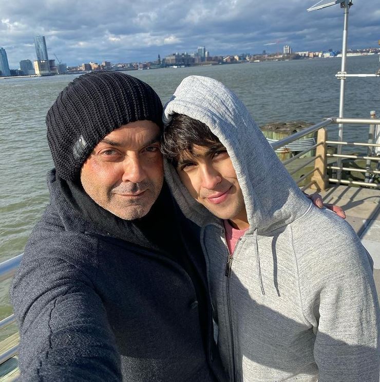 Bobby Deol and Aryaman Deol