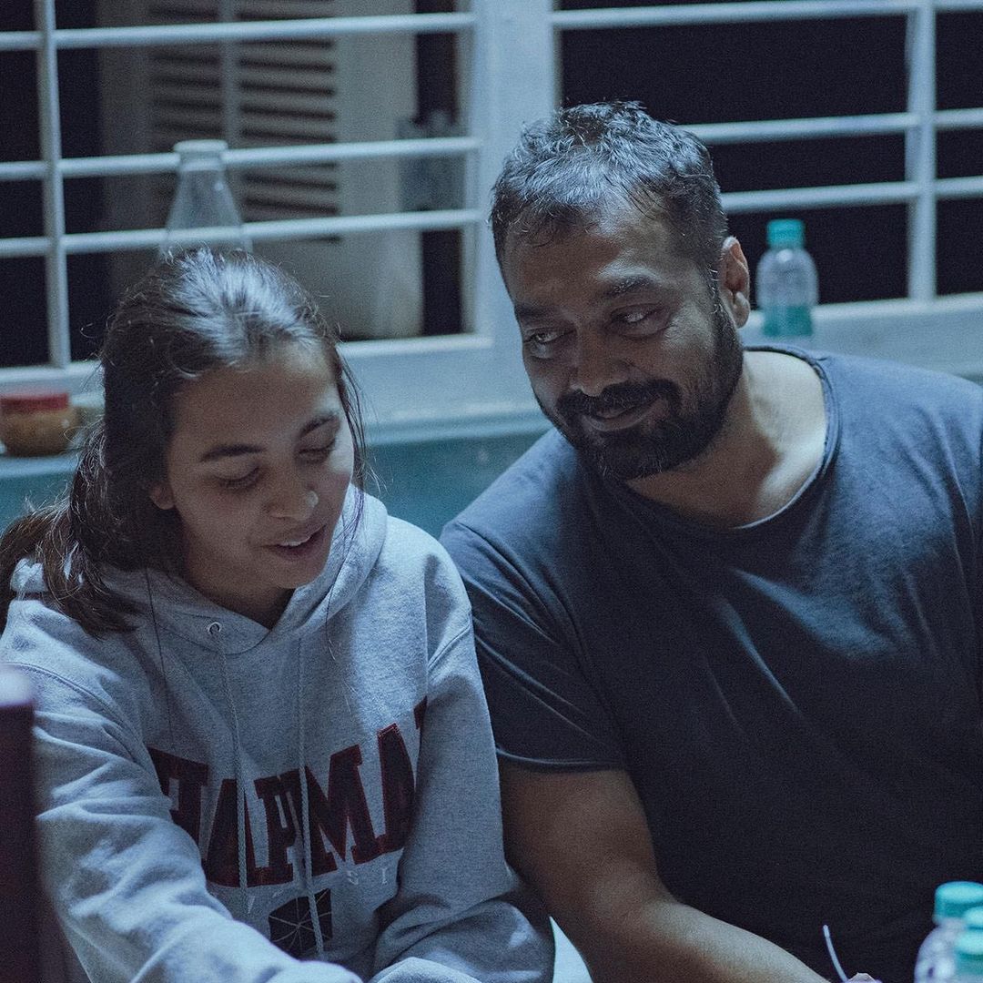 Anurag Kashyap and Aaliyah Kashyap