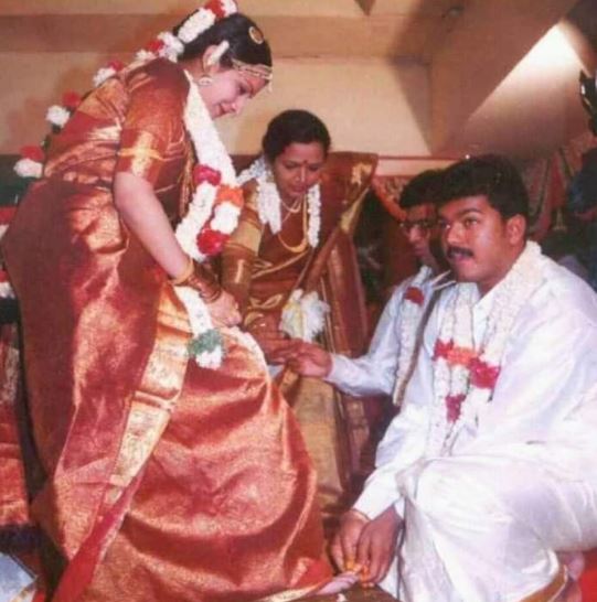 Actor Vijay wedding with Sangeetha Sornalingam
