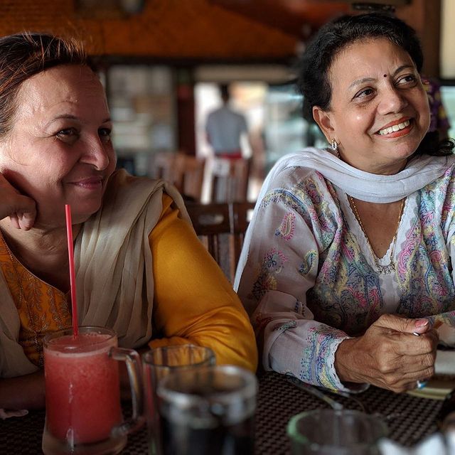 Kavita Hassanandani and Rama Reddy