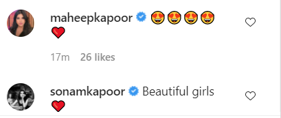 Khushi Kapoor Ig Post Comments
