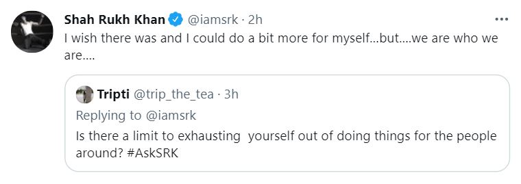 Shah Rukh Khan AskSRK