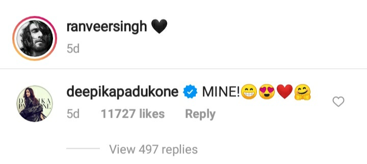 Deepika's comment