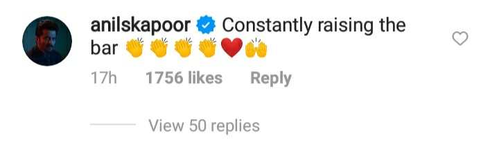 Anil Kapoor's comment
