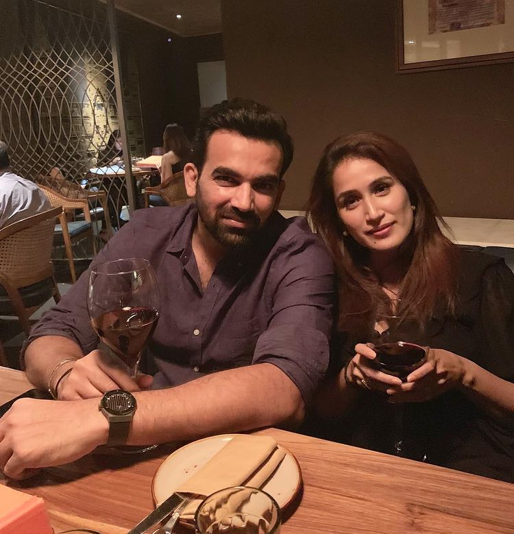 Zaheer Khan and Sagarika Ghatge