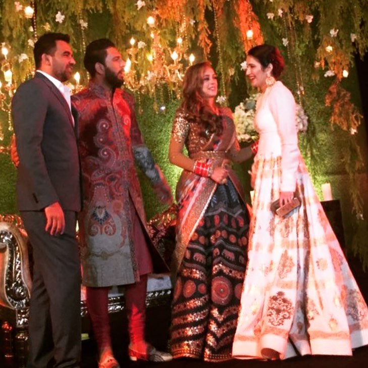 Zaheer Khan and Sagarika Ghatge