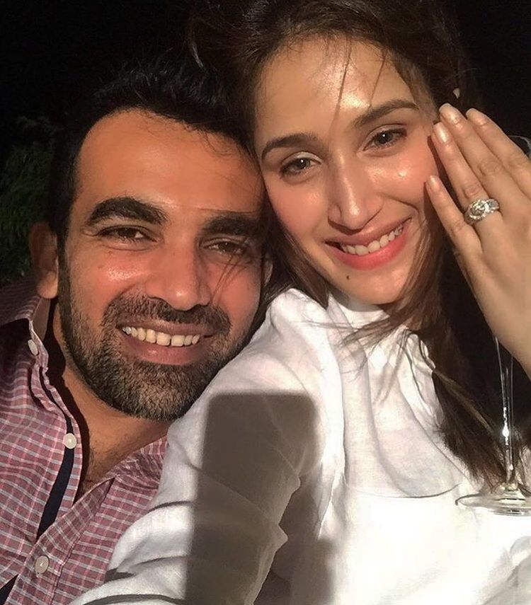 Zaheer Khan and Sagarika Ghatge