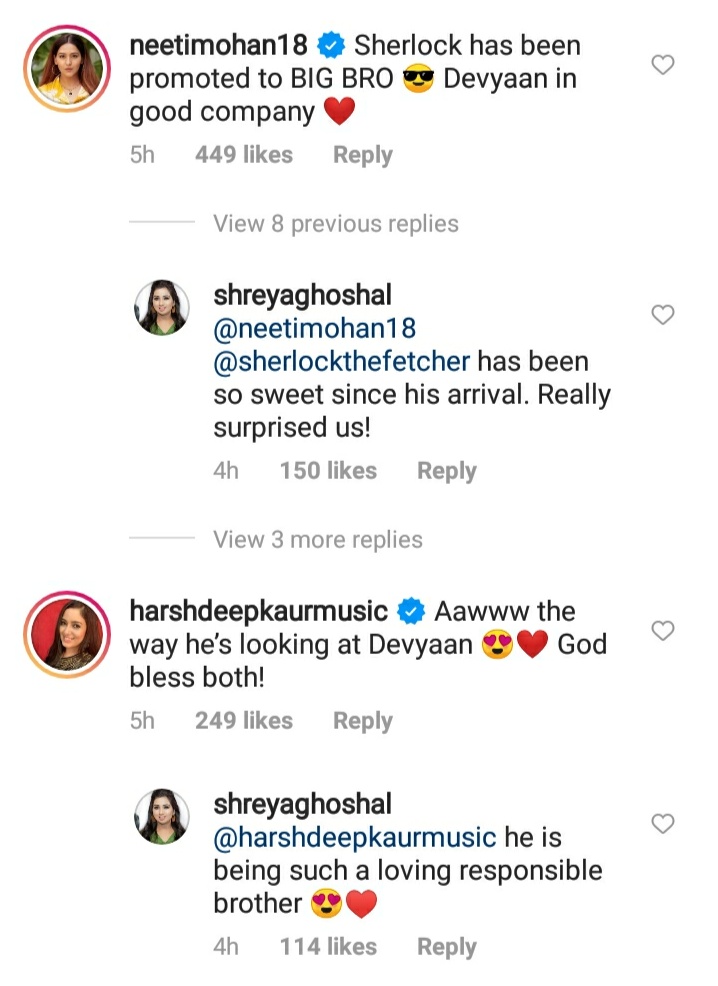 Comments on Shreya's post