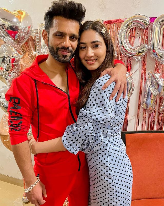 Rahul Vaidya and Disha Parmar