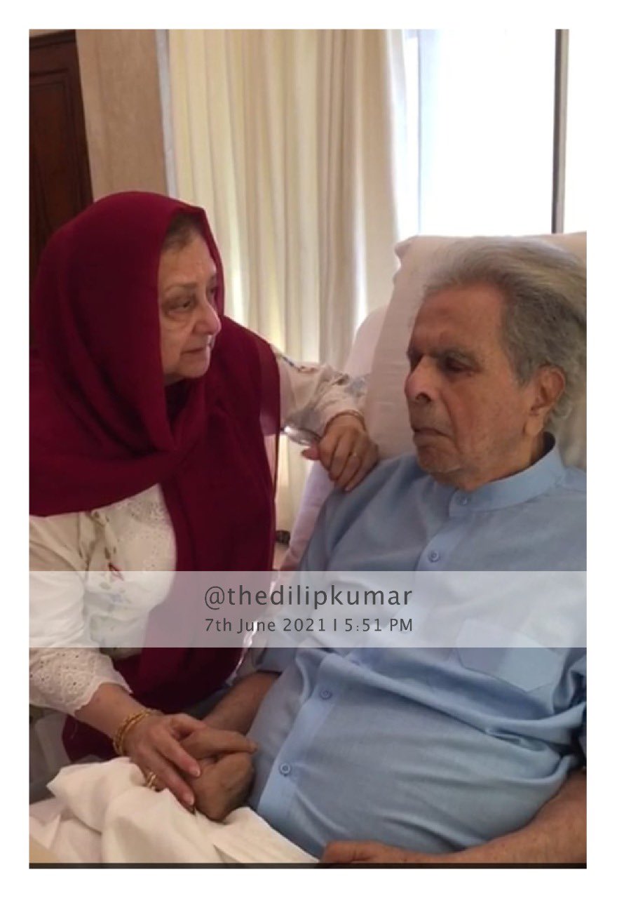 Dilip Kumar and Saira Banu